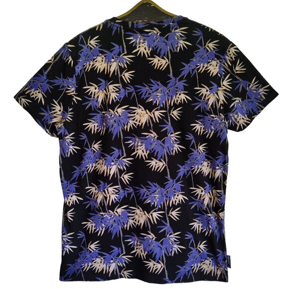 SUPERDRY 5's Bamboo All Over Print Tokyo Japan Mens Cotton Graphic T Shirt Sz XL - Picture 2 of 6